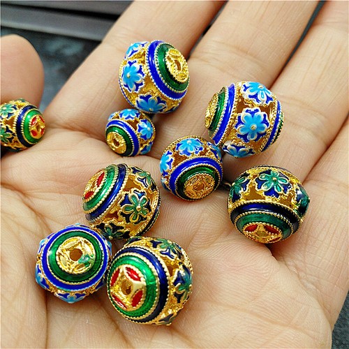 2pcs cloisonne emaille abstand - 2pcs,