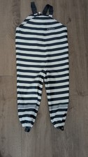 BMS Matschhose Latz Blau Weiss Gestreift Größe 92