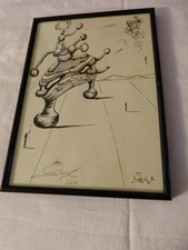 Surrealistischer  Druck einer