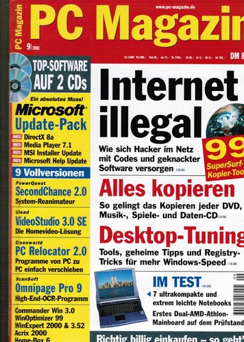 Magazin 9 2001 geschenk - -, 9/2001