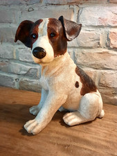 Figur Hund, 24cm groß, Welpe, Jack Russel?