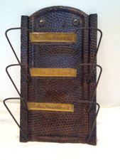 seltene alte  Jugendstil Wand  Zeitungsablage um 1900 /10