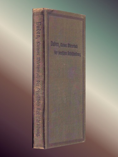Duden kleines wörterbuch der - kleines,