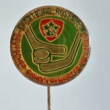 Eishockey Anstecknadel SB Rosenheim Deutscher Eishockeymeister 1982/85/89 Bayern