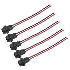 5x W5W T10 Gummi Sockel