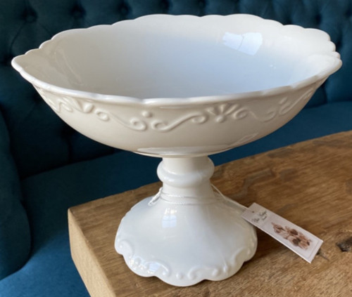 Schale mit fuß chic antique - schale,