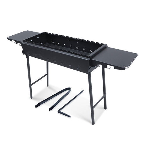 Klappbarer grill mit - klappbarer,