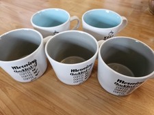 Mc Cafe 5 Tassen 2016 Mc Donalds Tassen Becher Mc Cafe Collection! Top Zustand!