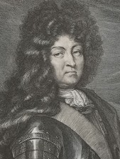 Heliogravure v. 1896. Louis XIV. Roi de France. Reiner de la Haye, pinx.. (nach)