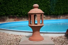 terracotta Steh Lampe