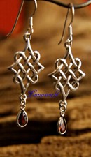 Silberohrringe "Elfen Knoten"