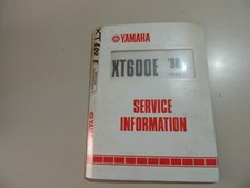 Yamaha XT 500 600 E 1990-1996 Werkstatthandbuch  Daten Heft Schaltplan