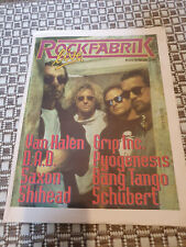 Rockfabrik Live Magazin *1995*Van Halen*Saxon*Shihead*Schubert*D.A.D.*