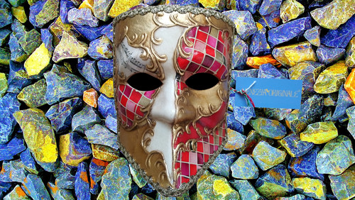 Venezianische casanova maske - venezianische,