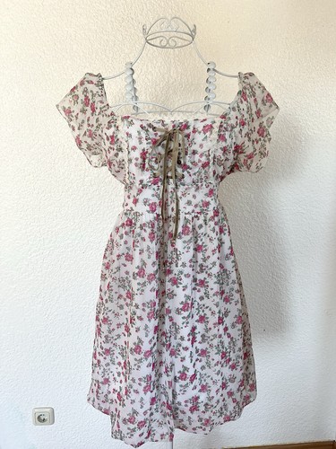 Kleid blumenmuster chiffon - kleid,