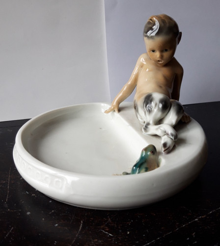 Goebel porzellanfigur faun - goebel, porzellanfigur,