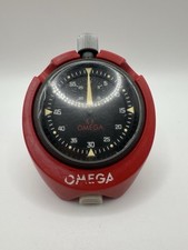 Omega Stoppuhr Vintage inkl. Halter läuft Top 