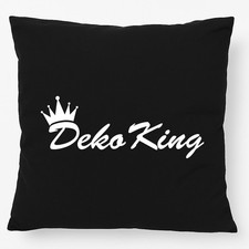 Kissen Deko King Krone