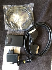 HDMI zu SCART Konverter Adapter 1080p - Schwarz mit Scart- und HDMI-Kabel