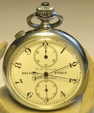 Racine Guinand Decimal Timer Rattrapante Split Seconds Schaltrad Chronograph