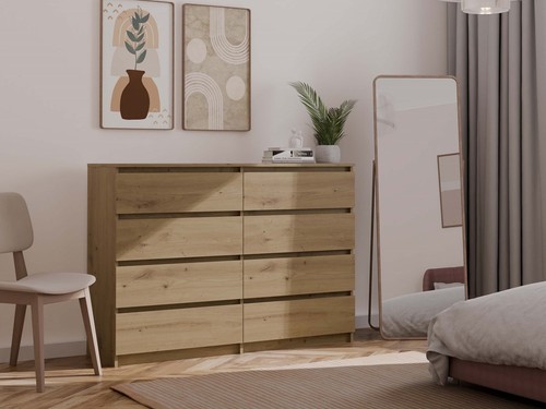 Kommode 140 mit 8 - cm,