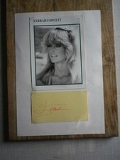 Farrah Fawcett Autogrammkarte