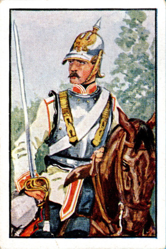 854 sammelbild soldat pferd - sammelbild,