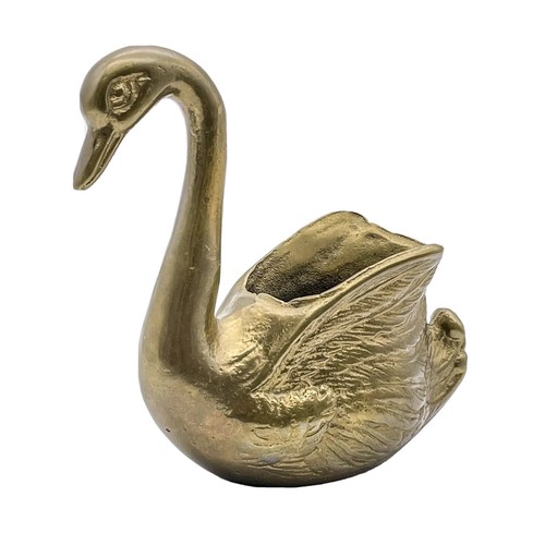 Vintage messing schwan - vintage,