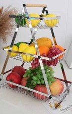 3-Etagere Metall Obstkorb