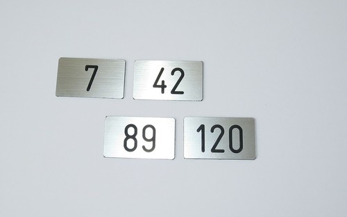 Zahlenschilder - , /
