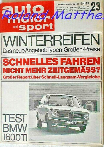 Ams test bmw 1600 - 23-67+,