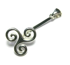 Donuthalter Triskelion Silber