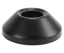 Konische Rosette schwarz