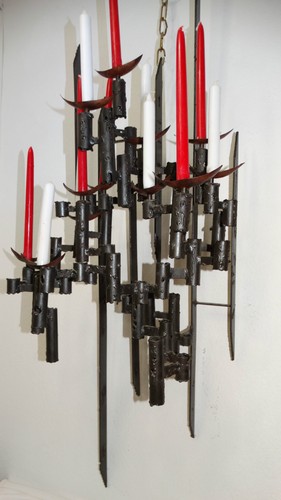 Xxl eisen kerzenhalter wand - eisen,