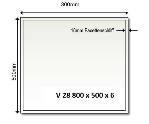 Glasbodenplatte vorleger v28 - vorleger,