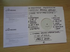 LP V.A. - AFRICAN WOMAN ABROAD(1982) uk CGI 2020 test-pressing ROOTS-KILLA mint