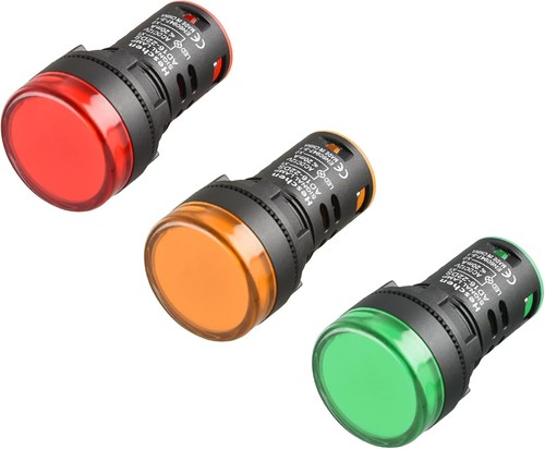 Led kontrollleuchte 22mm - 22mm,, 12v