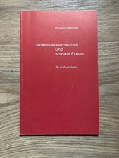 Geisteswissenschaft und soziale Frage, drei Aufsätze, Rudolf Steiner