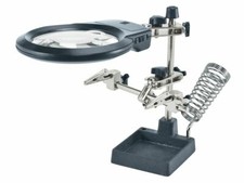 Feinmechanikerlupe Feinmechanikerset LED Lupe Löthilfe dritte Hand Feinmechanik