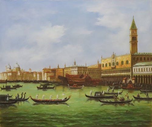 Handgemalt ölgemälde 50x60 - handgemalt,