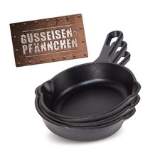 Gusseisen Pfännchen [3er Set]