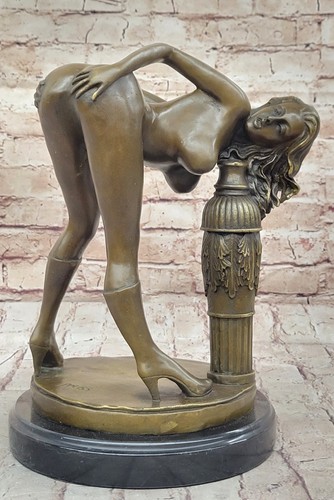 Nackte frau bronze - nackte, skulptur