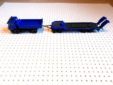 Kibri H0 18458 THW MB Kipper mit Tiefladeanhänger