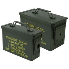 HMF Munitionskiste US Ammo Box Metallkiste Metallbox Transportbox Werkzeugkoffer