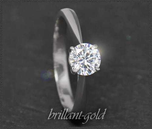 Diamant solitär ring aus 585 - diamant,