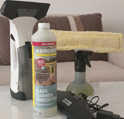 Kärcher fenstersauger set mit - fenstersauger,