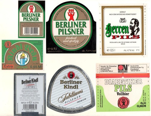 Bieretiketten ddr später - +,
