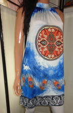 Strand Kleid mehrfarbig