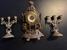 Kaminuhr Tischuhr mit 2