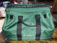 Werkzeugtasche Neuwertig von Bosch grün unbenutzt Reißverschlüsse 